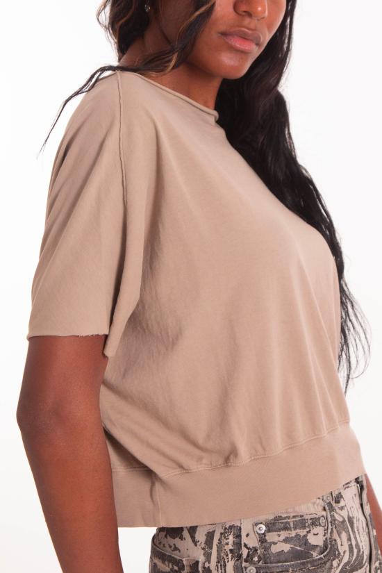 25FW 다크쉐도우 긴팔 티셔츠 DS02E7243 RN 88 Beige - DRKSHDW