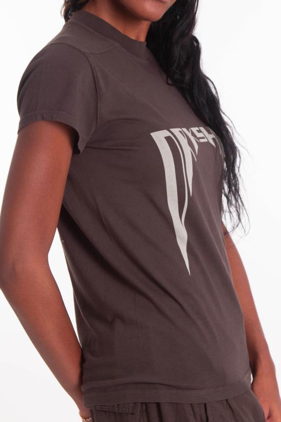 25FW 다크쉐도우 반팔 티셔츠 DS02E7208 RNEPD 7808 Brown - DRKSHDW