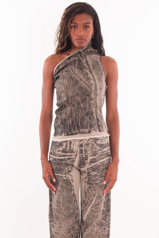 25FW 다크쉐도우 민소매 티셔츠 DS02E7131 SDWF 59 Grey