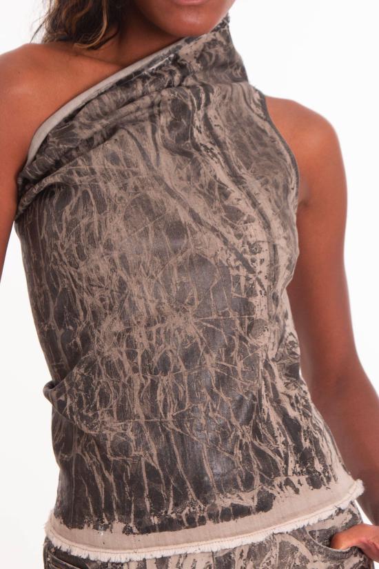 25FW 다크쉐도우 민소매 티셔츠 DS02E7131 SDWF 59 Grey - DRKSHDW