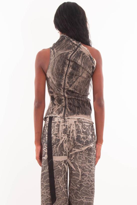 25FW 다크쉐도우 민소매 티셔츠 DS02E7131 SDWF 59 Grey - DRKSHDW