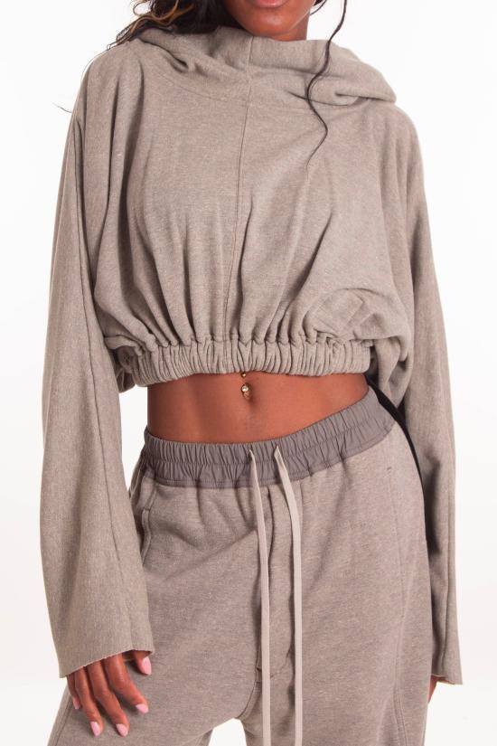 25FW 다크쉐도우 긴팔 티셔츠 DS02E7236 FGM 178 Grey - DRKSHDW