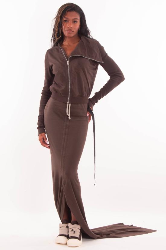 25FW 다크쉐도우 긴팔 티셔츠 DS02E7239 RIG 78 Brown - DRKSHDW