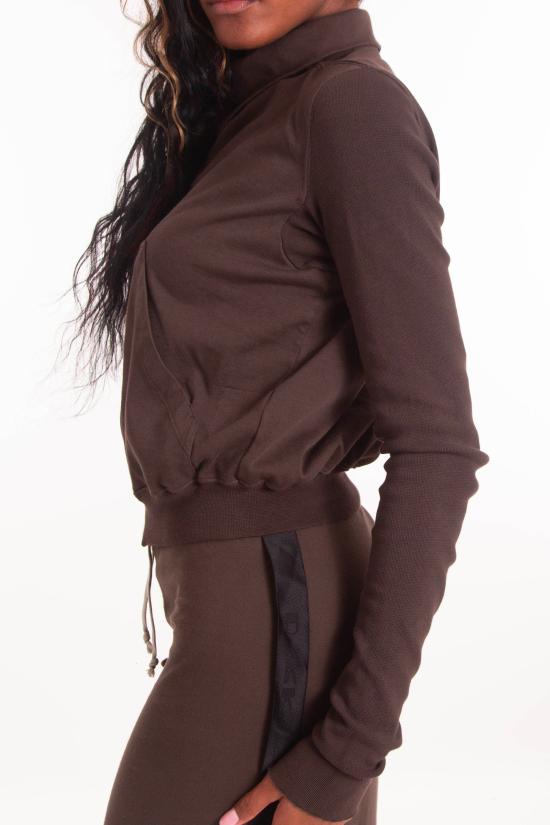 25FW 다크쉐도우 긴팔 티셔츠 DS02E7239 RIG 78 Brown - DRKSHDW