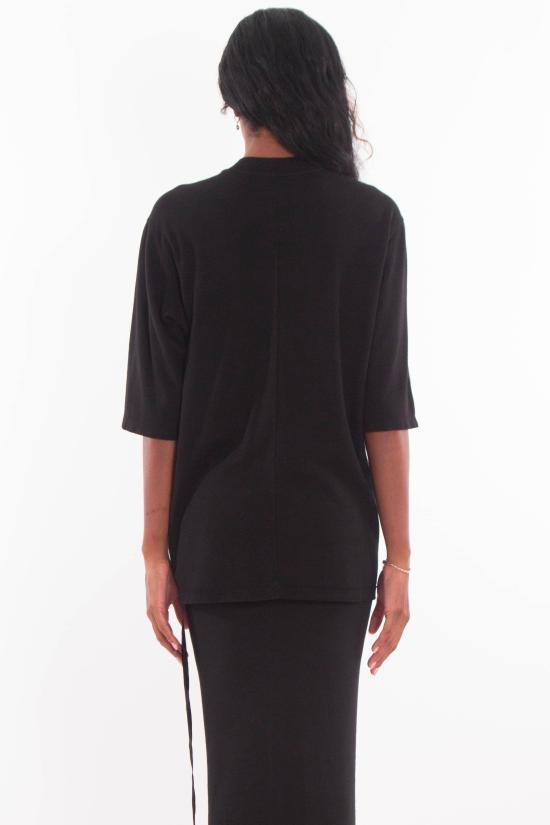 25FW 다크쉐도우 반팔 티셔츠 DS02E7201 JDB 09 Black - DRKSHDW