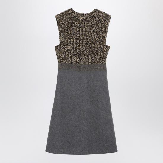 25FW 프라다 미디 원피스 P3Q26ROOO17Z6 Grey - PRADA