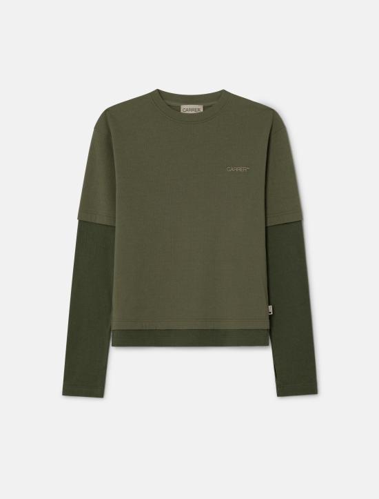 25FW 카레르 스웨터 DTDR8202GN DOUBLE GREEN