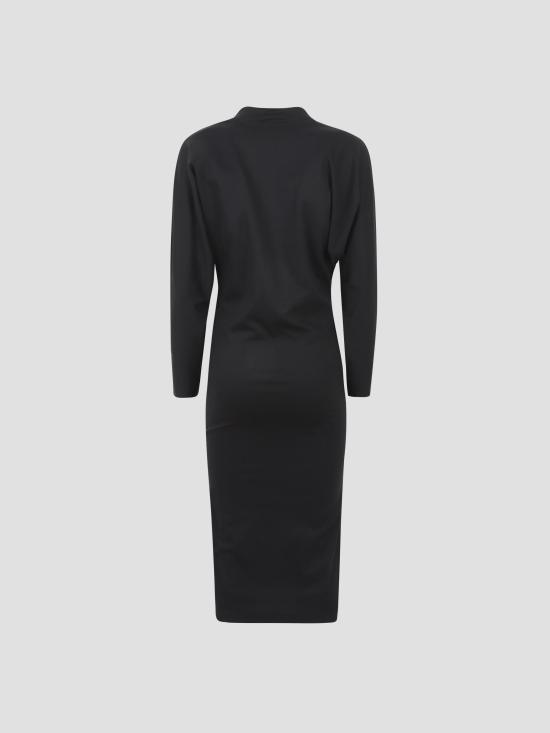 25FW LAMIA LAGHA 미디 원피스 01DR02BK BLACK - LAMIA LAGHA