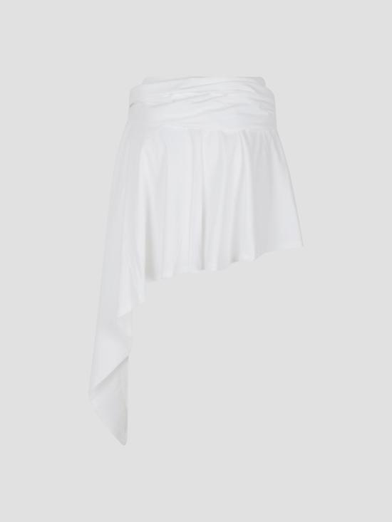 25FW LAMIA LAGHA 미디 스커트 01SK01WH WHITE - LAMIA LAGHA