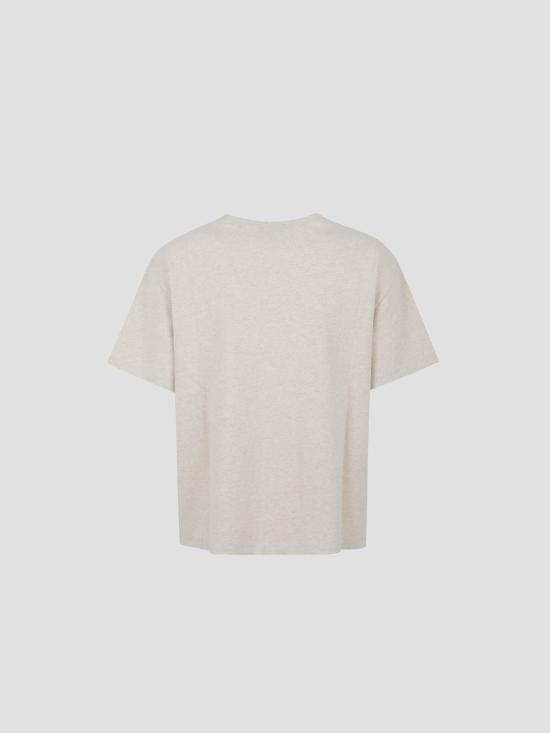 25FW 아페쎄 반팔 티셔츠 COHBQF26554 APG ECRU CHINE ROUGE - A.P.C.