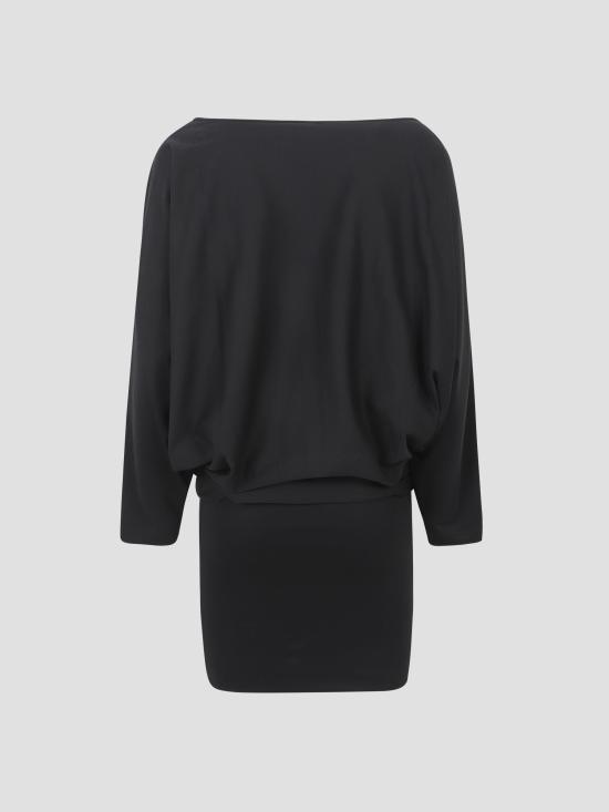 25FW LAMIA LAGHA 숏 원피스 01DR04BK BLACK - LAMIA LAGHA