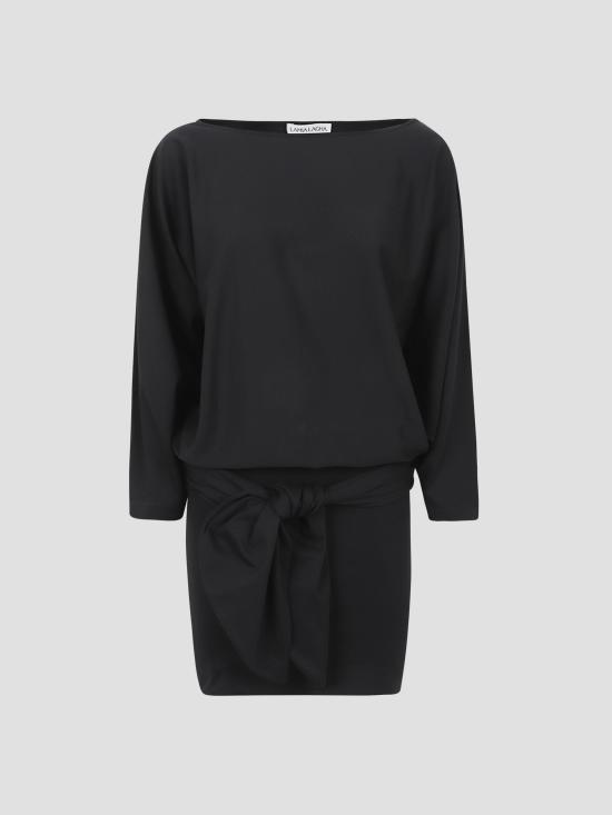 25FW LAMIA LAGHA 숏 원피스 01DR04BK BLACK