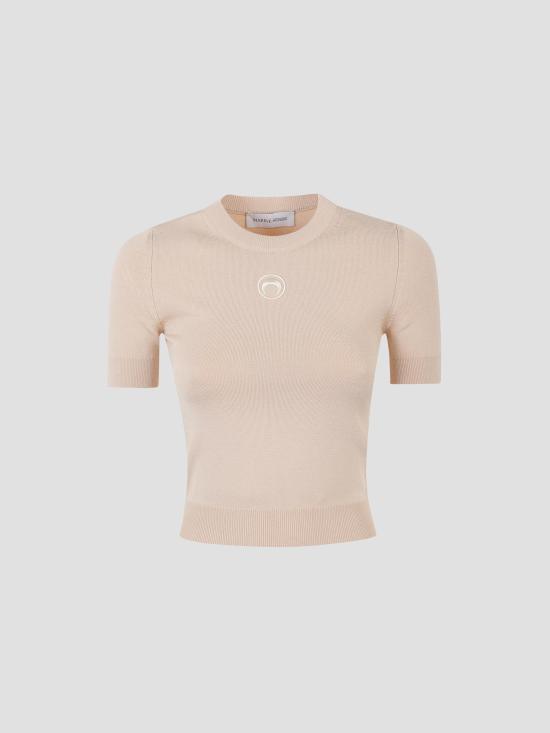 25FW 마린세르 후드 티셔츠 WTK053ACKNI0533 BG10 LIGHT BEIGE