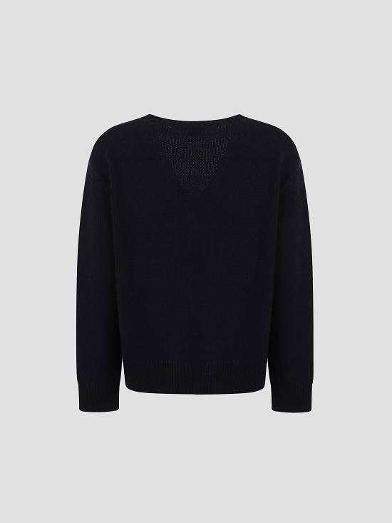 25FW 드리스 반 노튼 스웨터 212462710 509 NAVY - DRIES VAN NOTEN