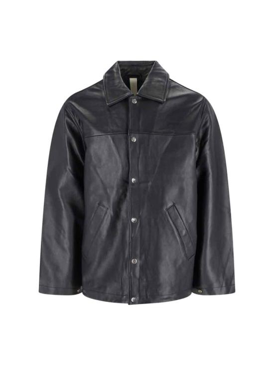 25FW 선플라워 가죽 자켓 6043BLACK Black