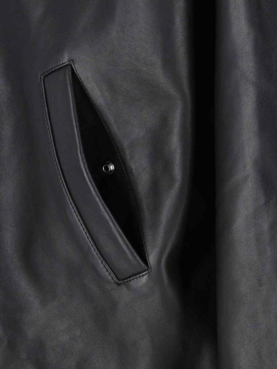 25FW 선플라워 가죽 자켓 6043BLACK Black - SUNFLOWER