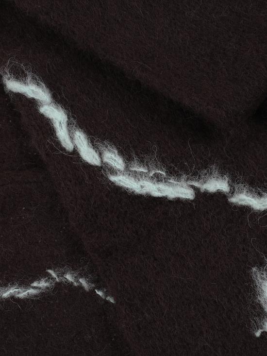 25FW 드리스 반 노튼 머플러/스카프 212292709 704 DARK BROWN - DRIES VAN NOTEN