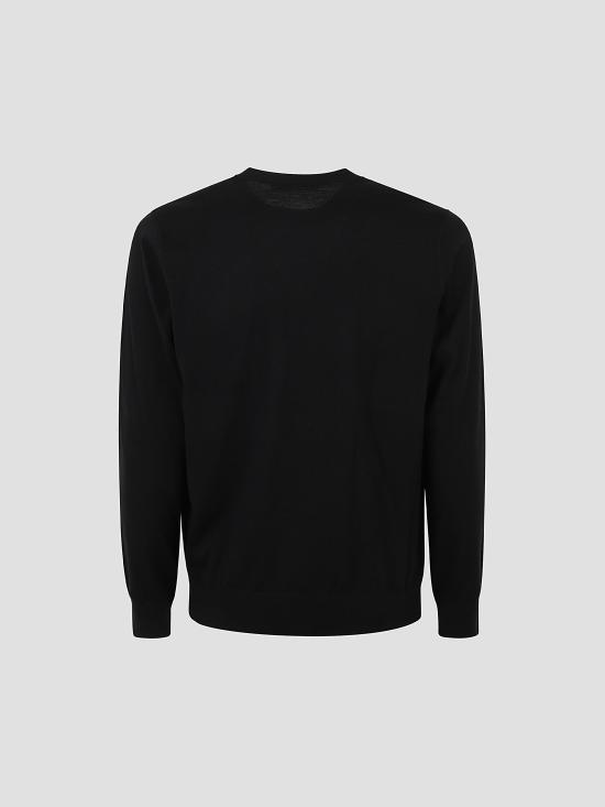 25FW 드리스 반 노튼 스웨터 212442700 900 BLACK - DRIES VAN NOTEN