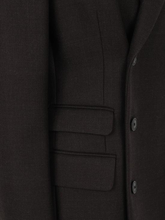 25FW 드리스 반 노튼 코트 204432058 704 DARK BROWN - DRIES VAN NOTEN