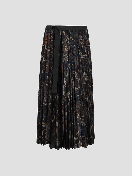 25FW 사카이 스커트 2507982 201 NAVY