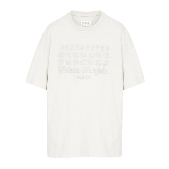 25SS 마르지엘라 자수 로고 티셔츠 S50GC0705S24567 103