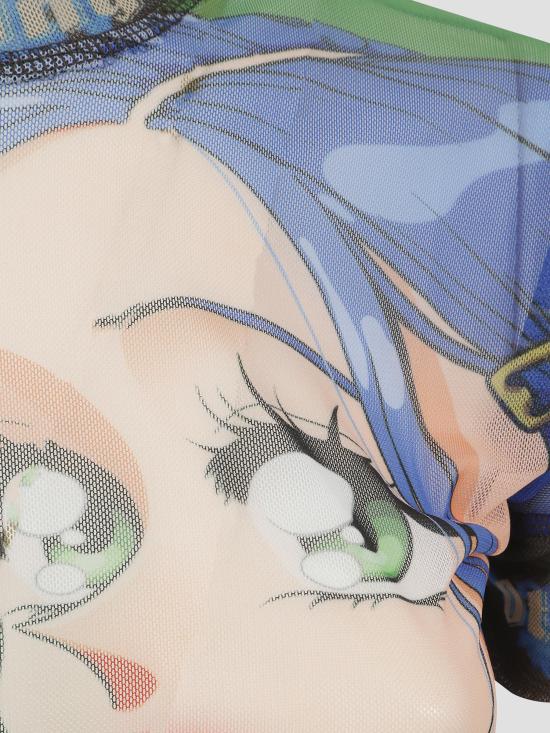 25FW 오토링거 반팔 티셔츠 10110040105 PRIGRN PRINT GREEN - OTTOLINGER