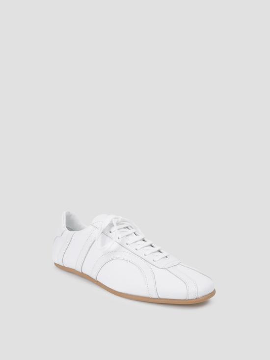 25FW 토템 캔버스 스니커즈 253WAS0233FB0402 047 WHITE - TOTEME