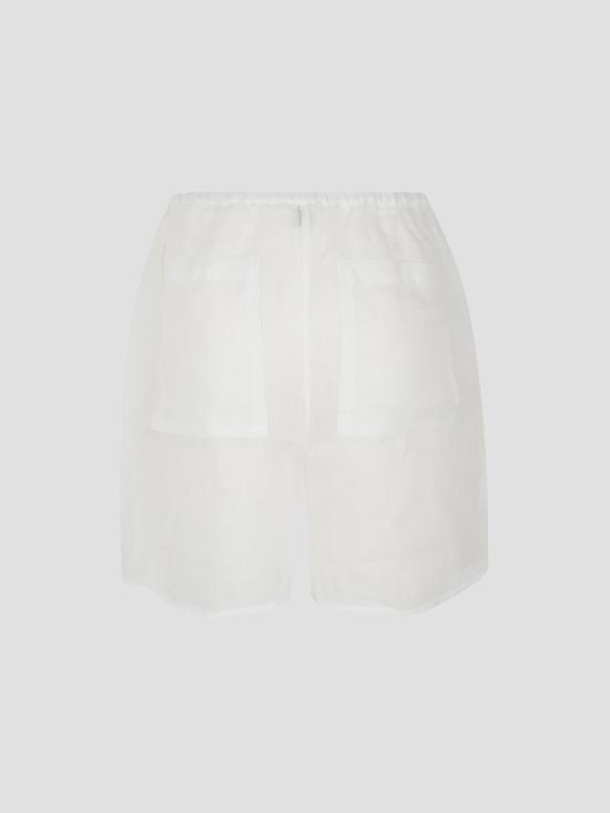 25FW 토템 숏팬츠 253WRB0321FB0434 047 WHITE - TOTEME