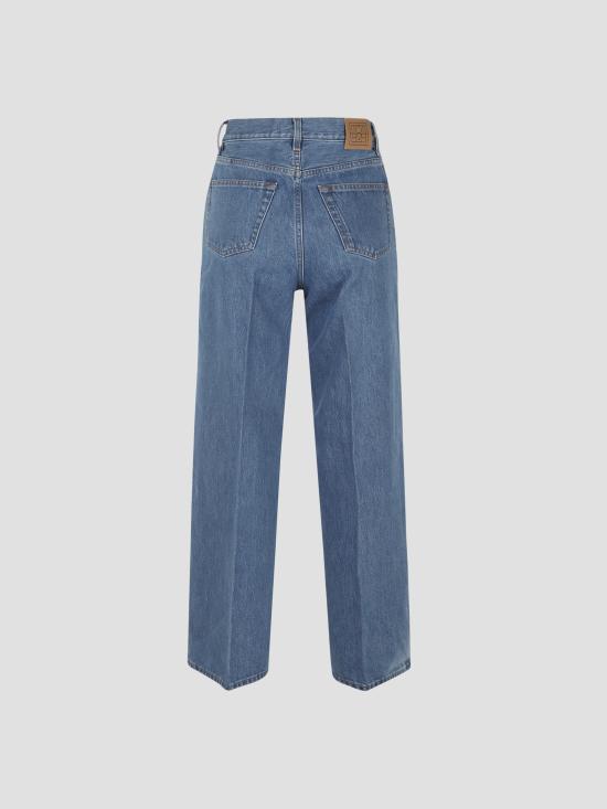 25FW 토템 데님 팬츠 242WRB2426FB0045 167 30 VIBRANT BLUE - TOTEME