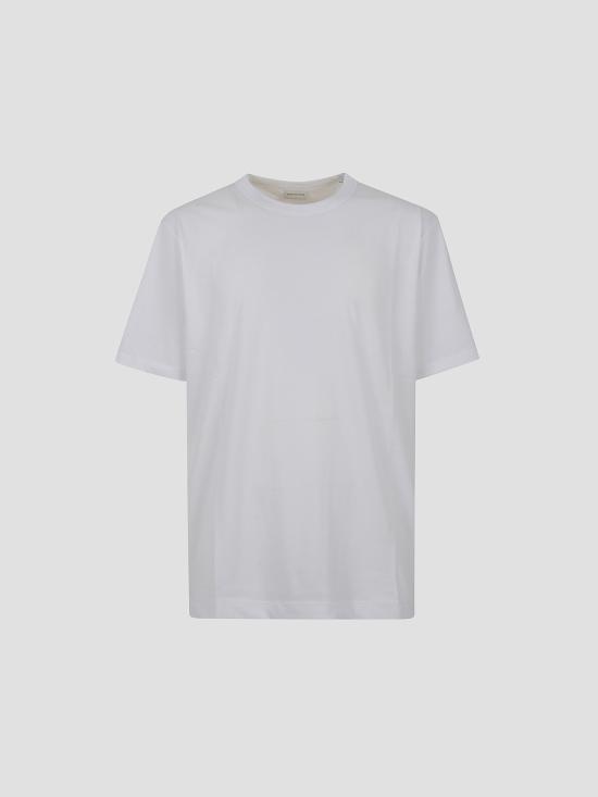 25FW 드리스 반 노튼 반팔 티셔츠 211012600 001 WHITE