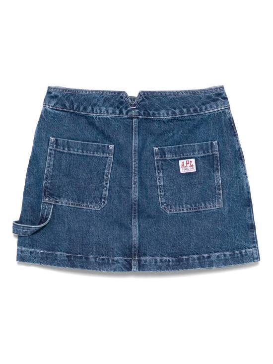 25FW 아페쎄 데님 스커트 COHETF06455 IAL INDIGO DELAVE - A.P.C.