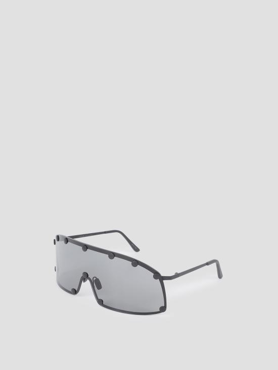 25FW 릭 오웬스 선글라스 RG0000001GBLKB 0909 BLACK - RICK OWENS