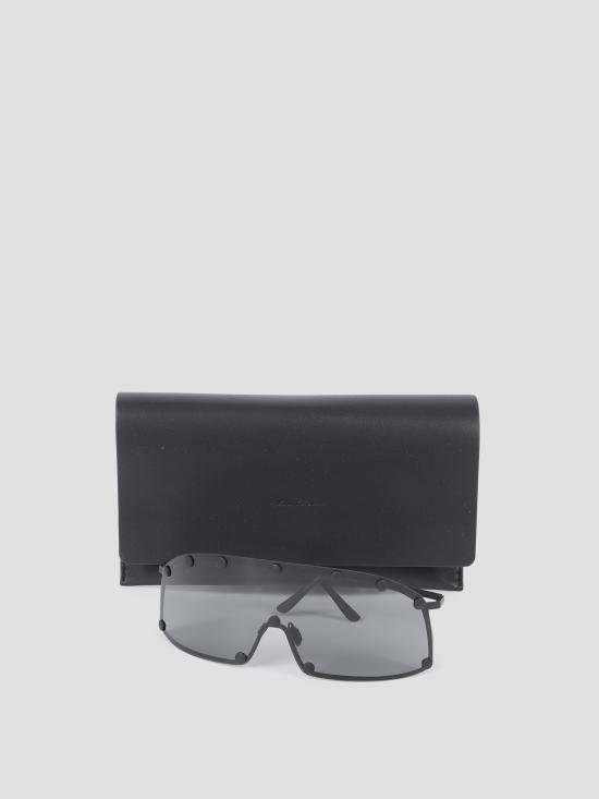25FW 릭 오웬스 선글라스 RG0000001GBLKB 0909 BLACK - RICK OWENS