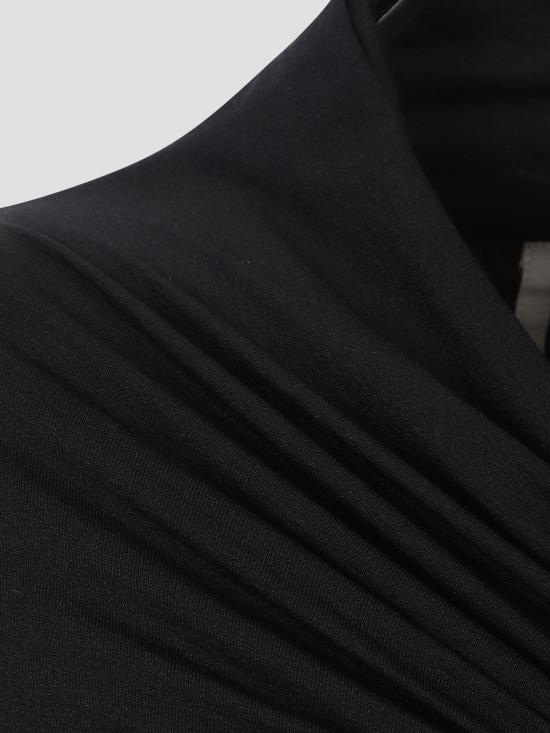 25FW 릭 오웬스 후드 티셔츠 RP02E4222JNDB 09 BLACK - RICK OWENS