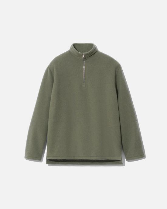 25FW 리에르 후드 티셔츠 NFL15X02 CAMOSCIO CAMOSCIO FLEECE