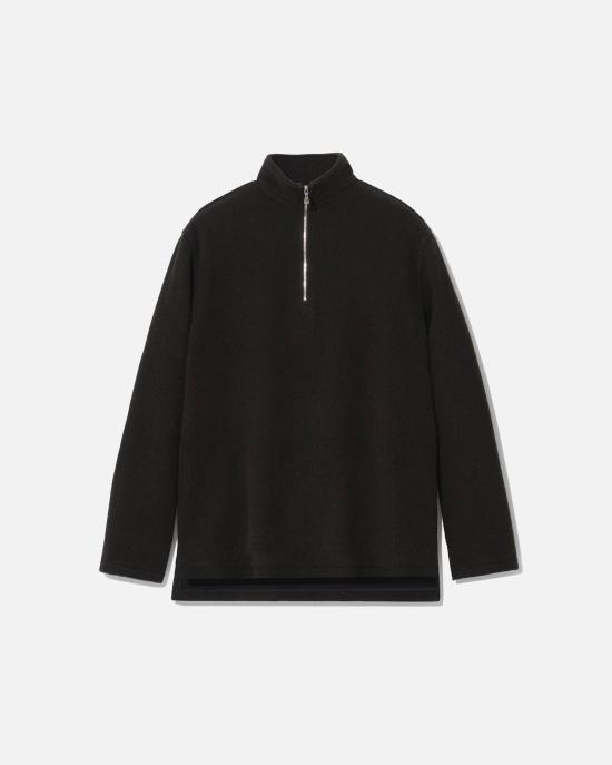 25FW 리에르 스웨터 NFL15X02 BLACK BLACK FLEECE