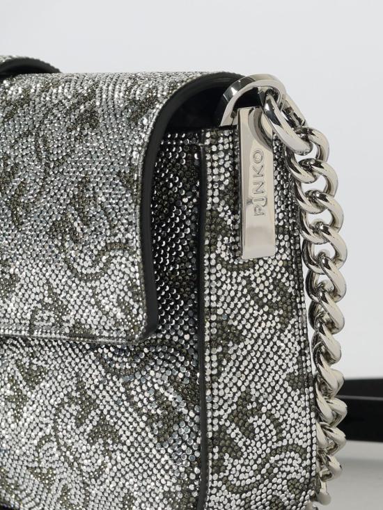 25FW 핑코 토트백 105353A20D ZZFN Silver - PINKO