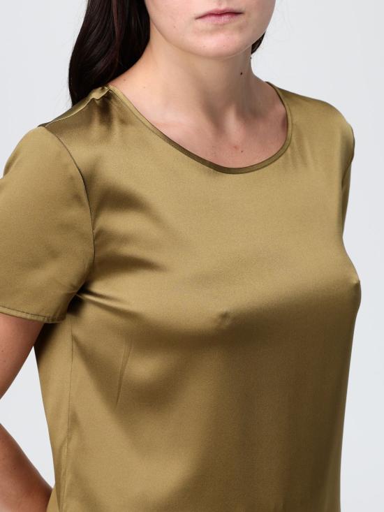 25FW 막스마라 반팔 티셔츠 2526116017600 019 Green - MAX MARA