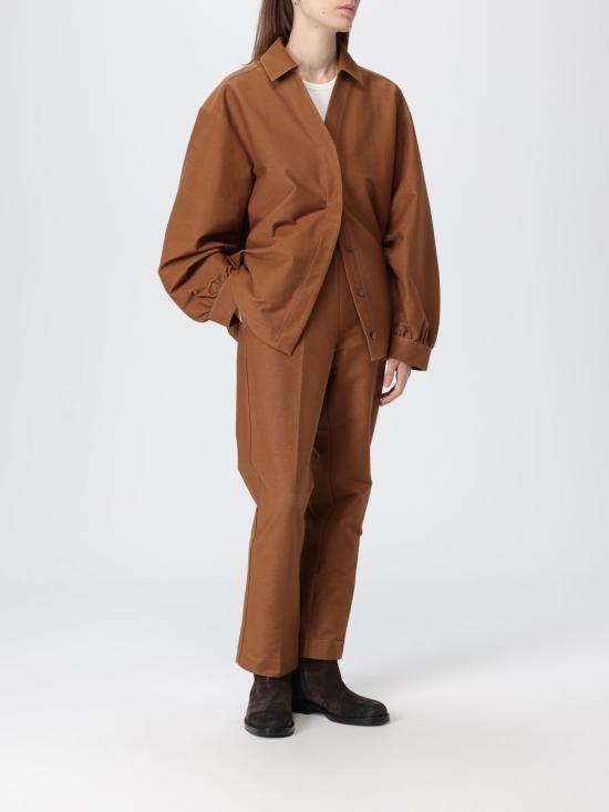 25FW 막스마라 스트레이트 팬츠 2526786017600 002 Brown - MAX MARA