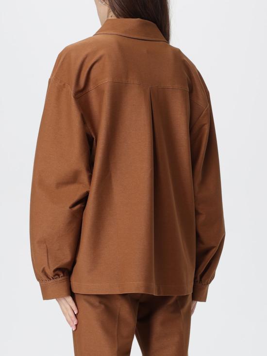 25FW 막스마라 셔츠 2526916017600 002 Brown - MAX MARA