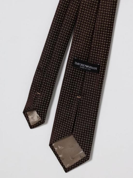 25FW 엠포리오 아르마니 넥타이 EM001344TE16540 F6147 Dark - EMPORIO ARMANI