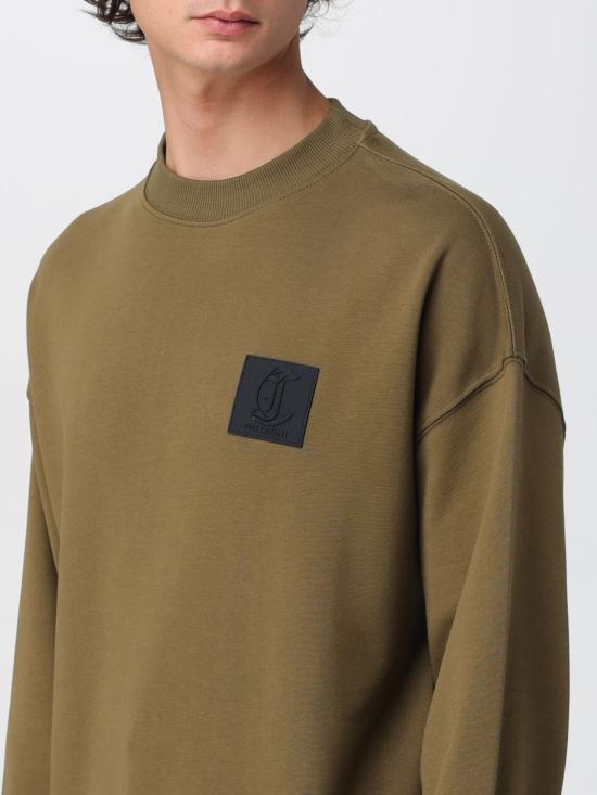 25FW 저스트까발리 긴팔 티셔츠 79OAIT05CF500 185 Green - JUST CAVALLI