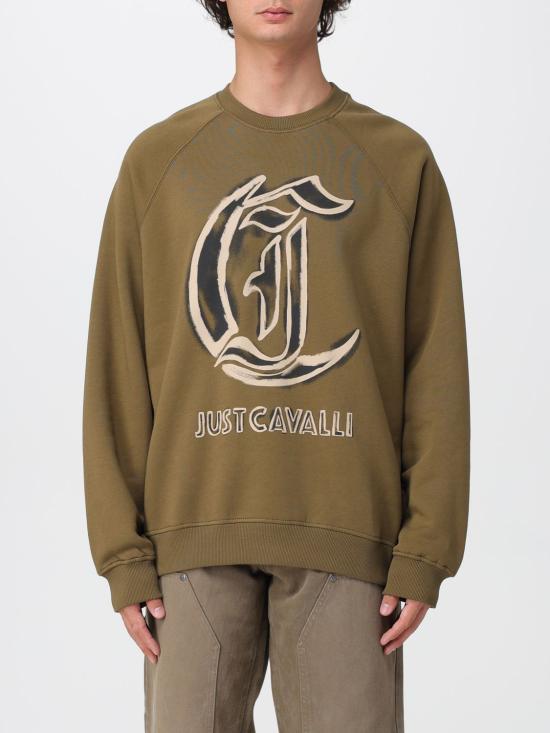 25FW 저스트까발리 긴팔 티셔츠 79OAIT21CF502 185 Green