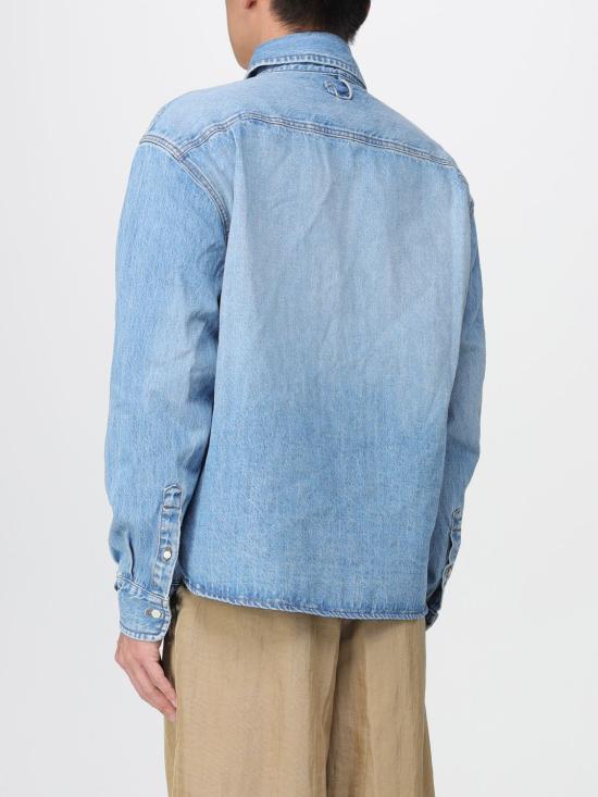 25FW 자크뮈스 데님 셔츠 SHM00545AD00017 33C Denim - JACQUEMUS