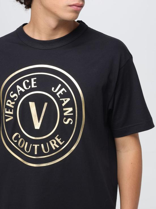 25FW 베르사체 반팔 티셔츠 79GAHT01CJ00T G89 Black - VERSACE