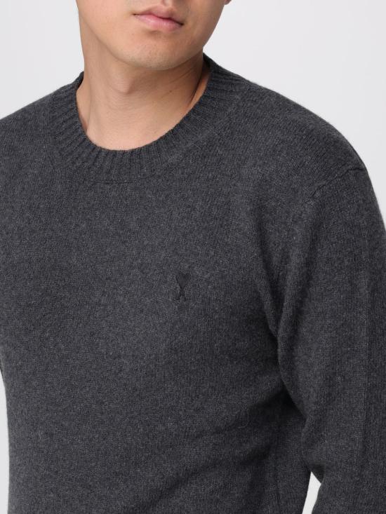 25FW 아미 스웨터 HKS830005 020 Black - AMI