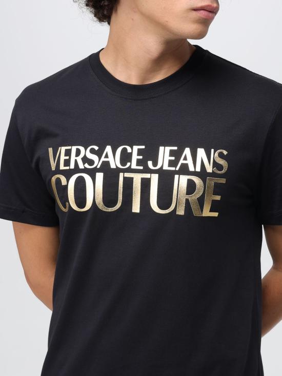 25FW 베르사체 반팔 티셔츠 79GAHT05CJ00T G89 Black - VERSACE
