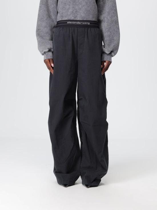 25FW 알렉산더 왕 트레이닝/조거 팬츠 1WC4254924 001 Black