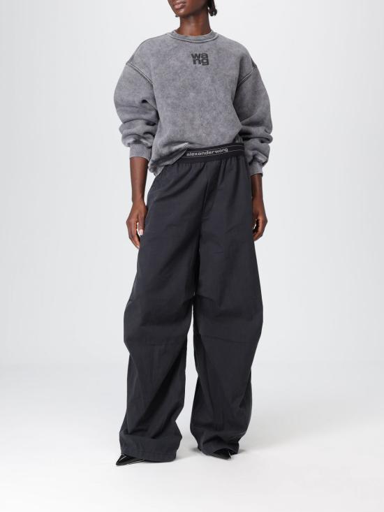 25FW 알렉산더 왕 트레이닝/조거 팬츠 1WC4254924 001 Black - ALEXANDER WANG