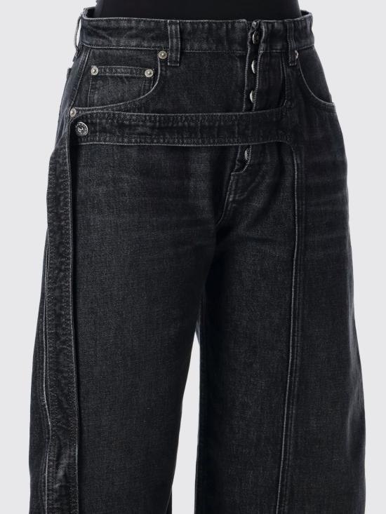 25FW 장 폴 고티에 데님 팬츠 2503WTR022D016 06 Black - JEAN PAUL GAULTIER